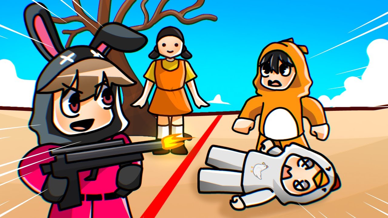 AKU JADI PINK SOLDIER DI SQUID GAME!!