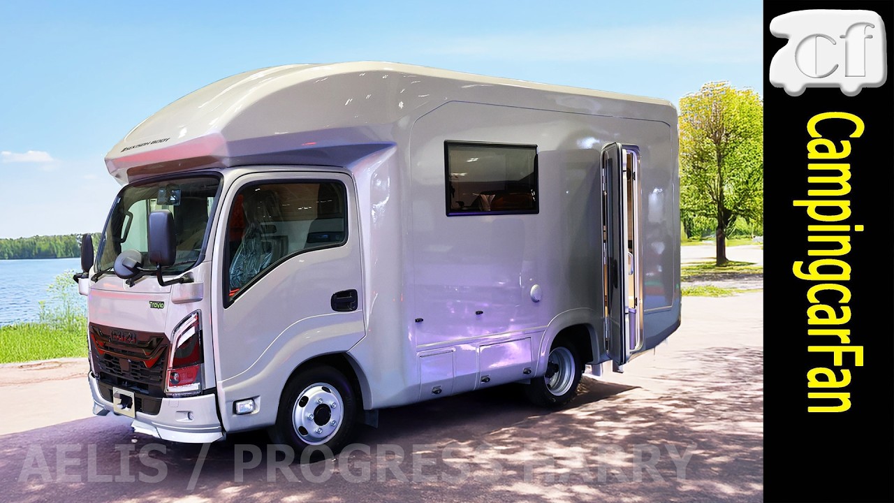 【エアリス：NTB / プログレスハリー：セキソーボディ】詳細レビューと他車情報：トラヴィオをベース車にしたリアエントランス＋常設ベッドキャブコン