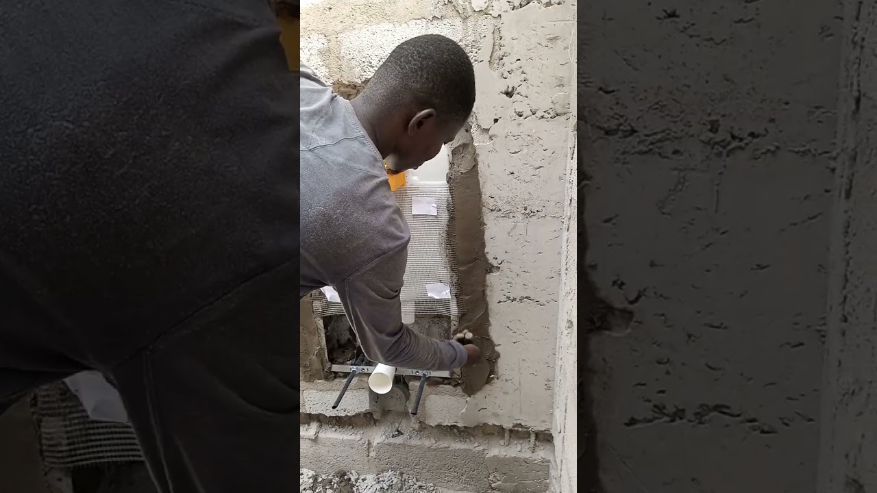 Building In Ghana| How To Fix Conceal WC