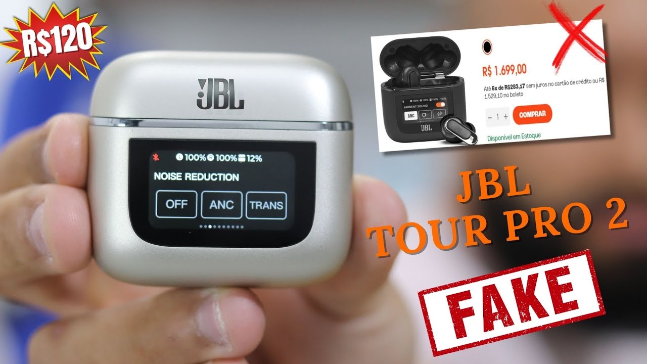 COMPREI O FONE MAIS CARO DA JBL, TOUR PRO 2 POR R$120 E FUI ENGANADO.