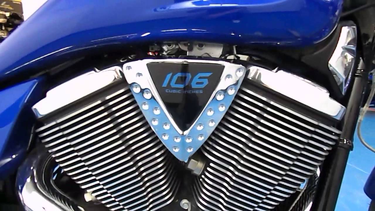2008 Victory Hammer Blue - used motorcycle for sale - Eden Prairie, MN