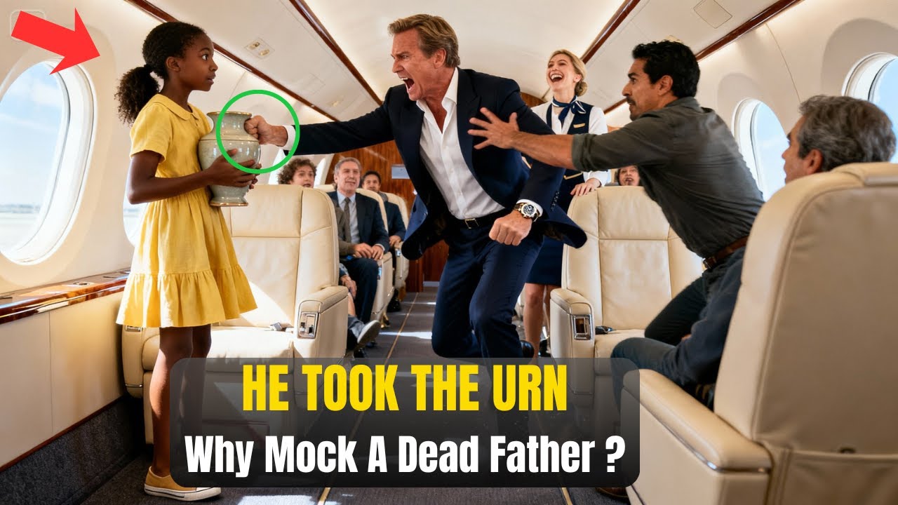Billionaire Mocks Black Teen’s Urn in First Class — Then a Secret Letter Freezes the Cabin