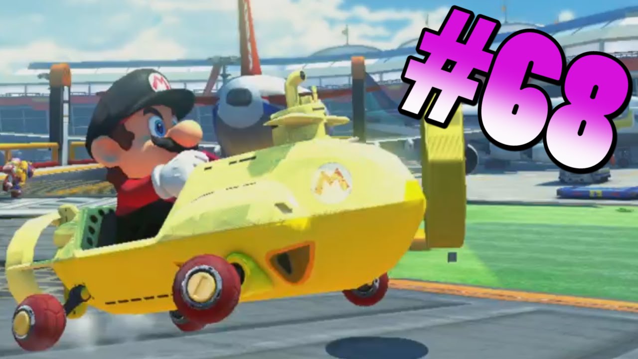 #68 - Flying Mario Takes Off - Mario Kart 8 200cc Online Races!