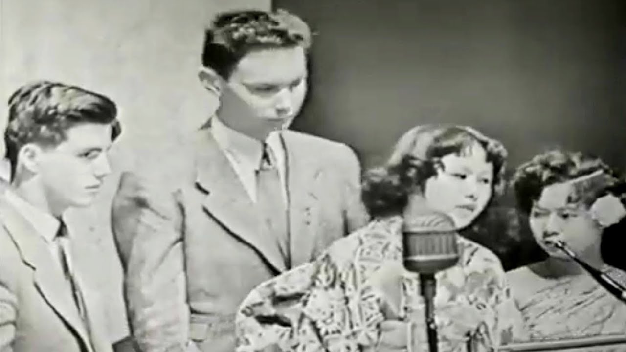Заключительная речь студентов по обмену в ООН (1954) | Швейцария, Таиланд, Япония, Иордания, Норв...