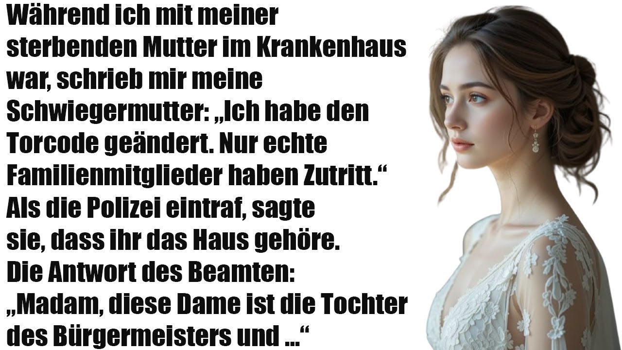 Schwiegermutter sperrte mich aus – Polizei lachte, als ich Hilfe suchte“