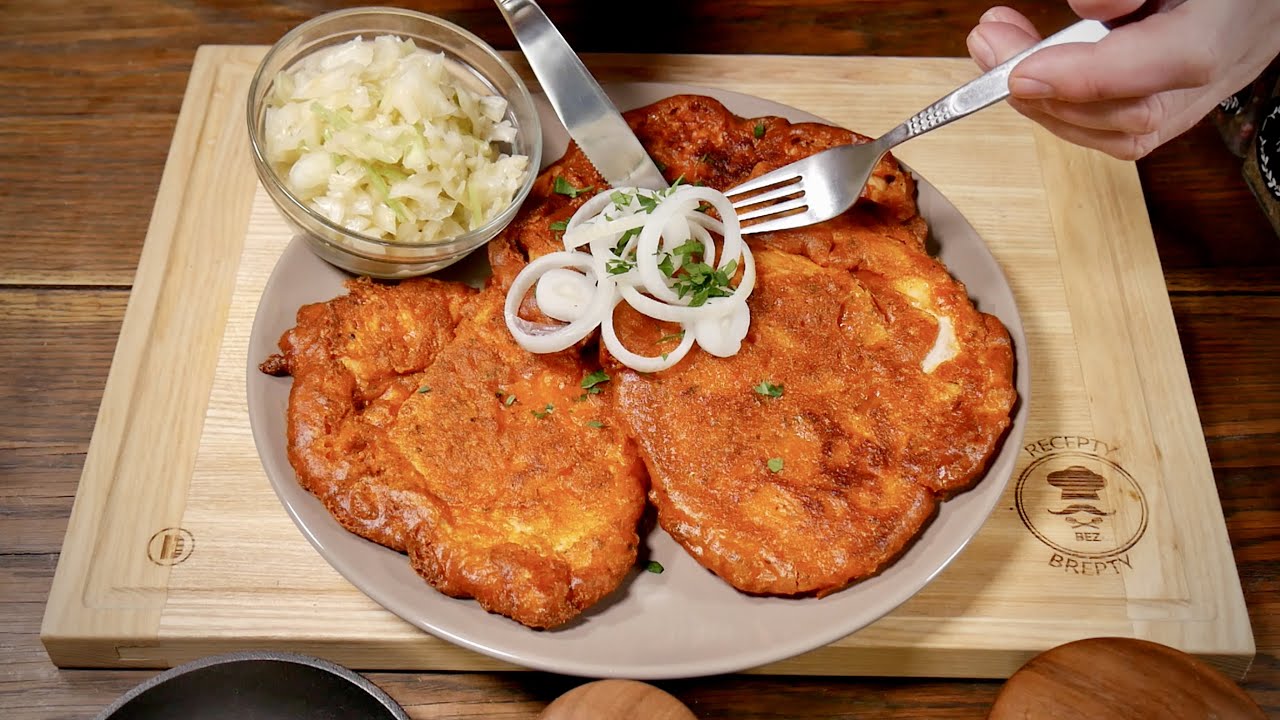 Лучший стейк в кляре, не имеющий конкурентов! С хрустящим салатом