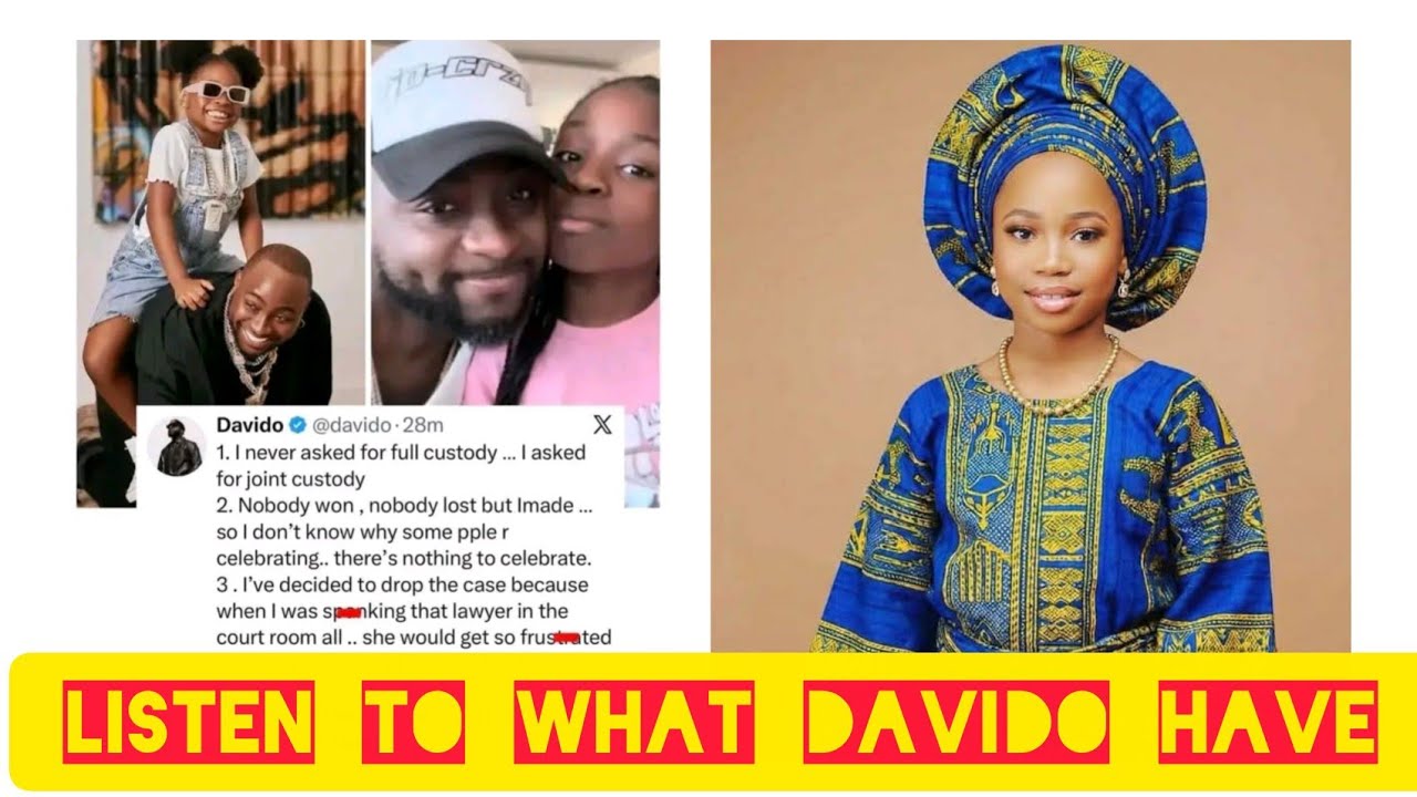 What was davido how to say 🔥 consign his daughter IMADE davido say that you want to take IMADE to US