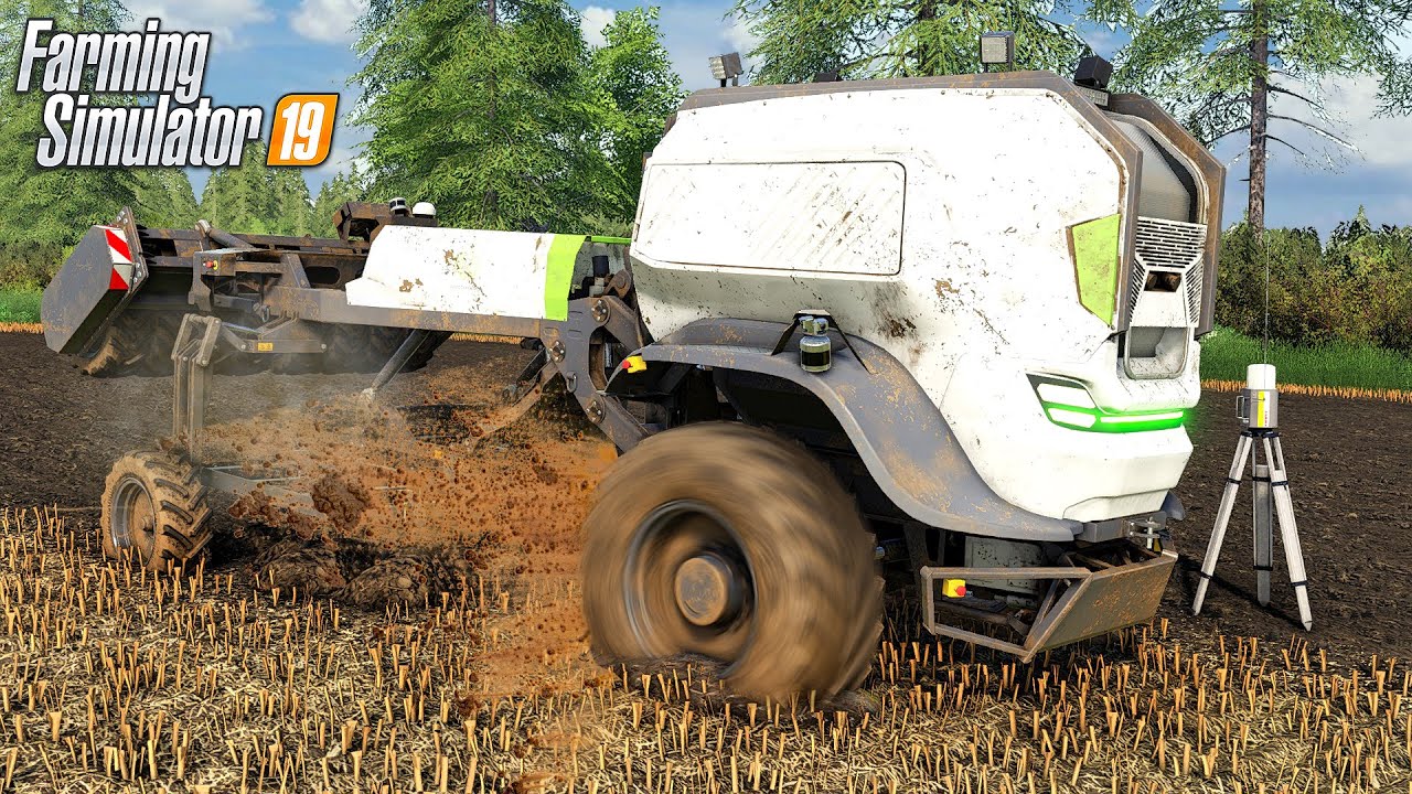 AUTONOMOUS TRACTOR VS MUD | Test in Hard Conditions (Farming Simulator 19)