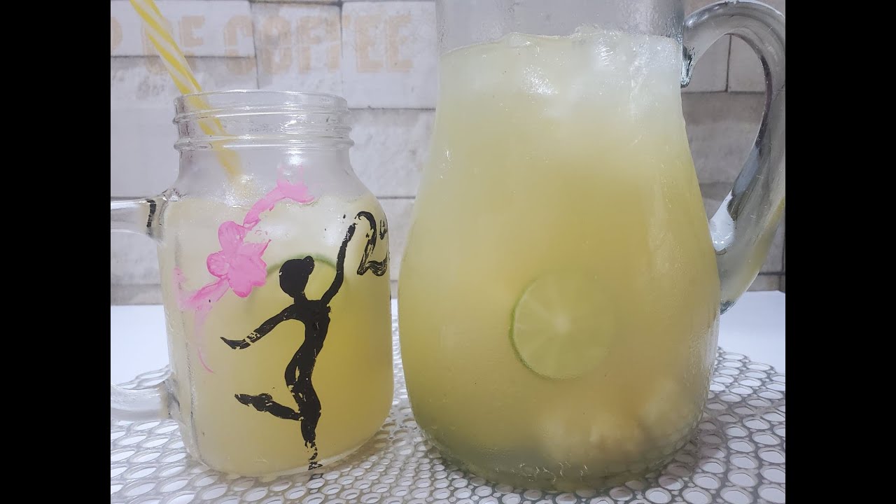 Adoyo glacé. Eau de maîs fermentée aromatisée ananas citronnelle
