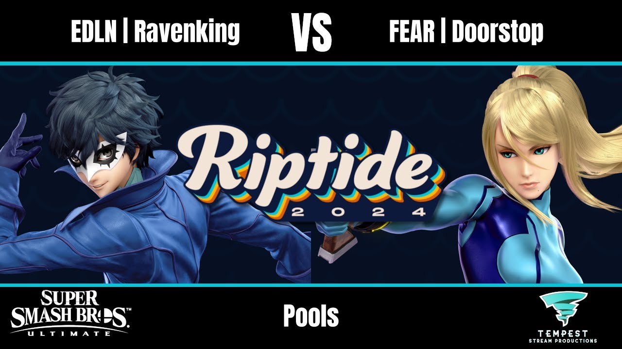 EDLN | Ravenking (Joker) vs FEAR | Doorstop (Zero Suit Samus) - Ultimate Pools - Riptide 2024