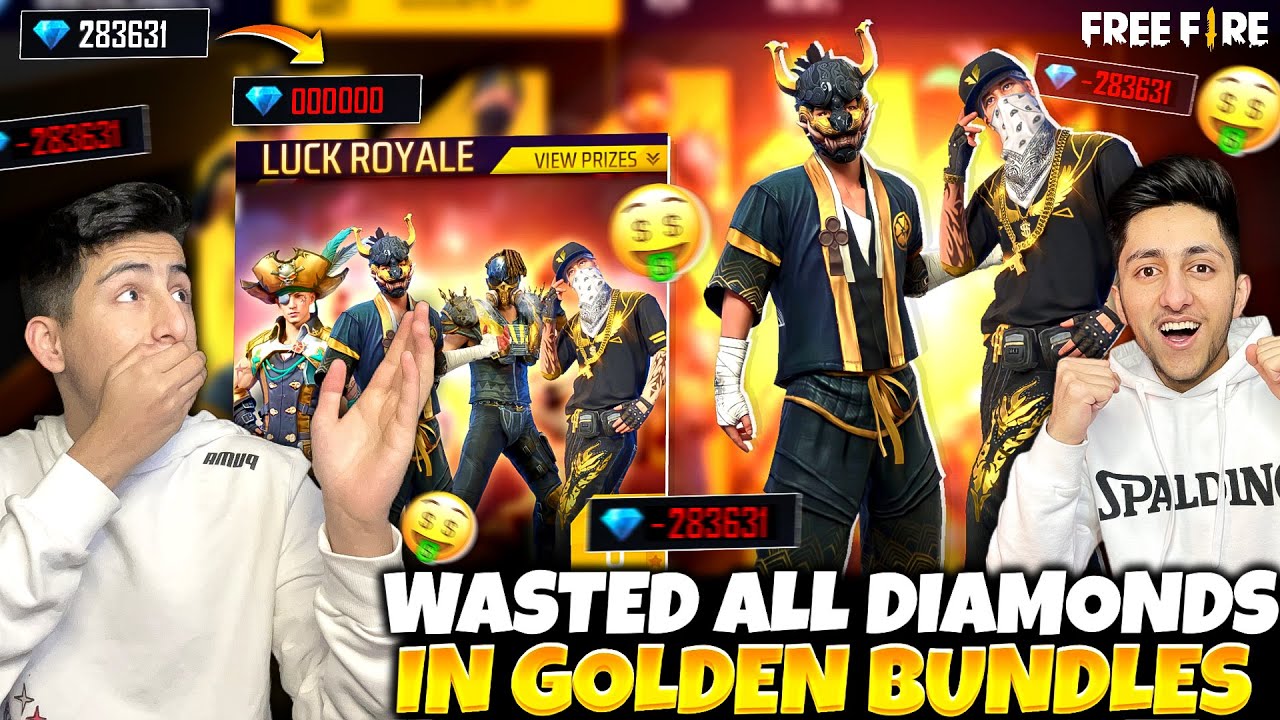 Открытие новых комплектов Golden Elite Pass😨😍 — Garena Free Fire