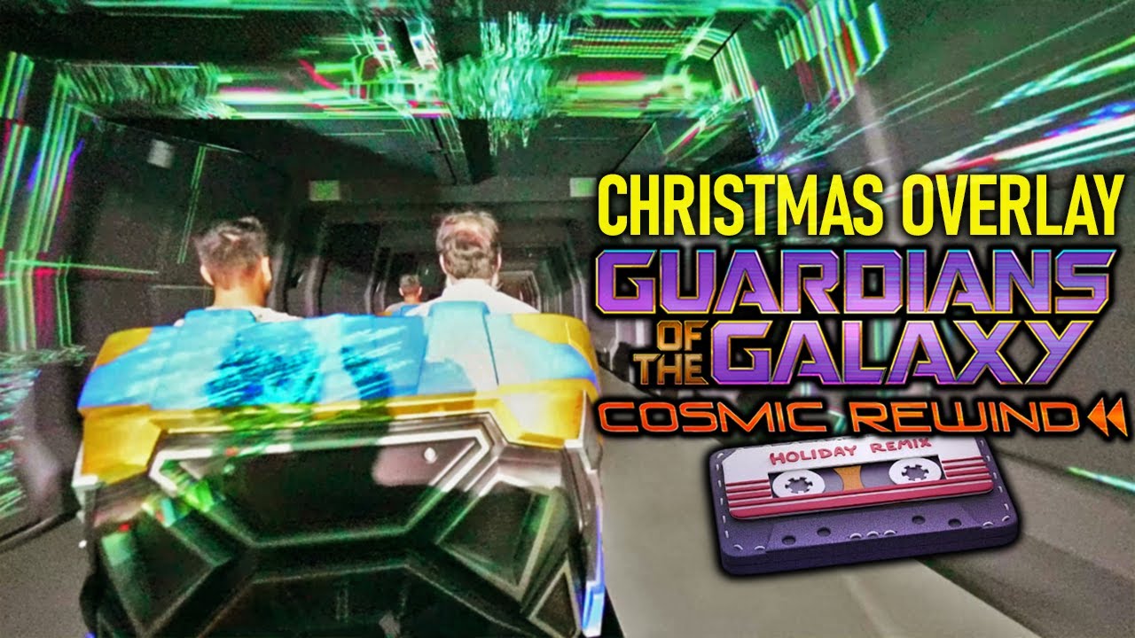 LOW LIGHT Guardians of the Galaxy "Cosmic Rewind" Roller Coaster - EPCOT
