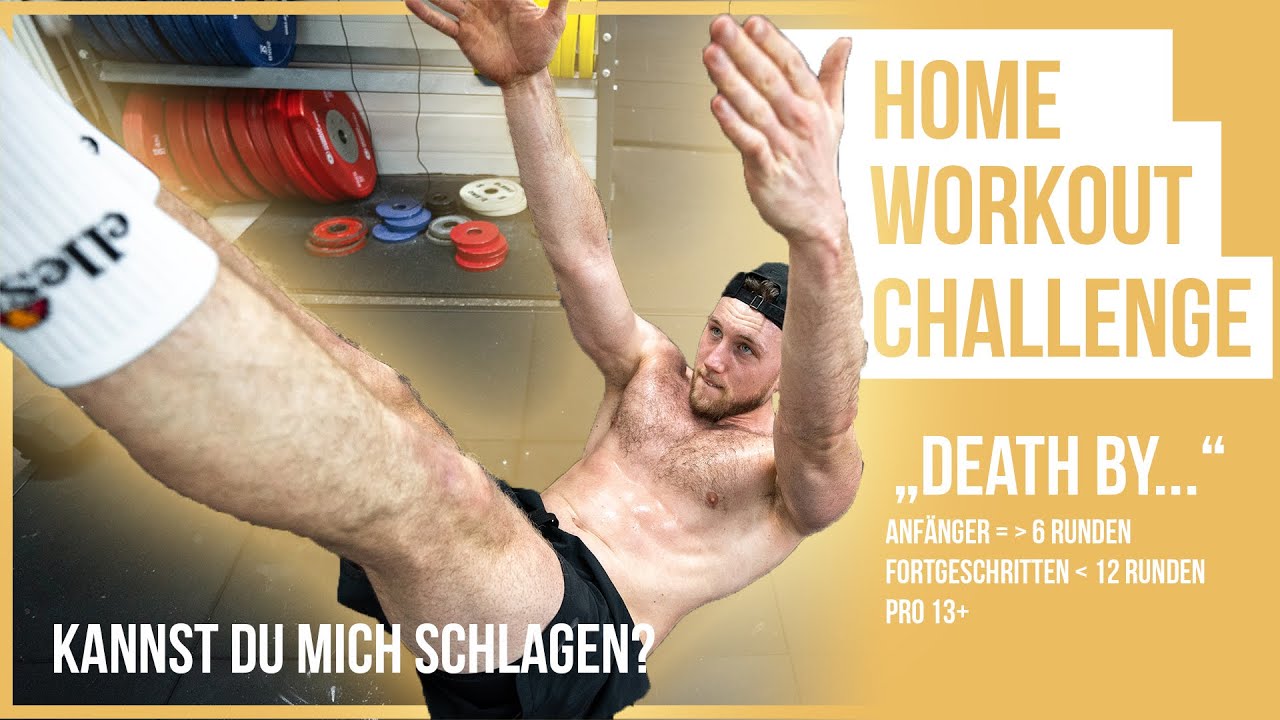 Homeworkout Challenge bis zum Muskelversagen / Death By ... / Berlin Barbell