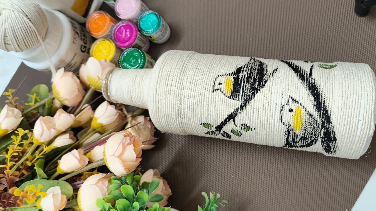 From waste to wonderful 💛Who knew a plastic oil bottle could look this elegant ? 