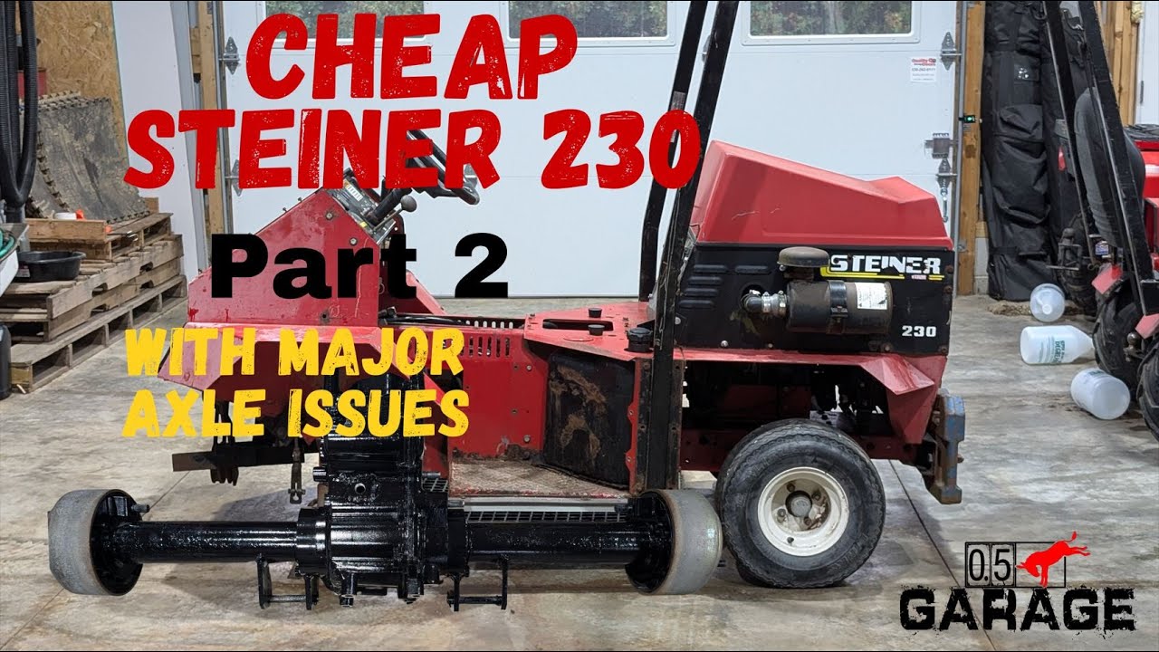 Steiner 230 Restoration Part 2: Removing & Repairing the Cracked Transaxle!