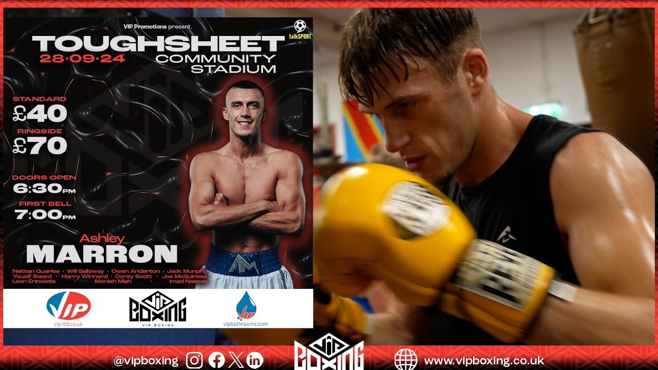 I'M RELISHING THE OPPORTUNITY, I'M ENJOYING IT - Ashley Marron on his next opponent