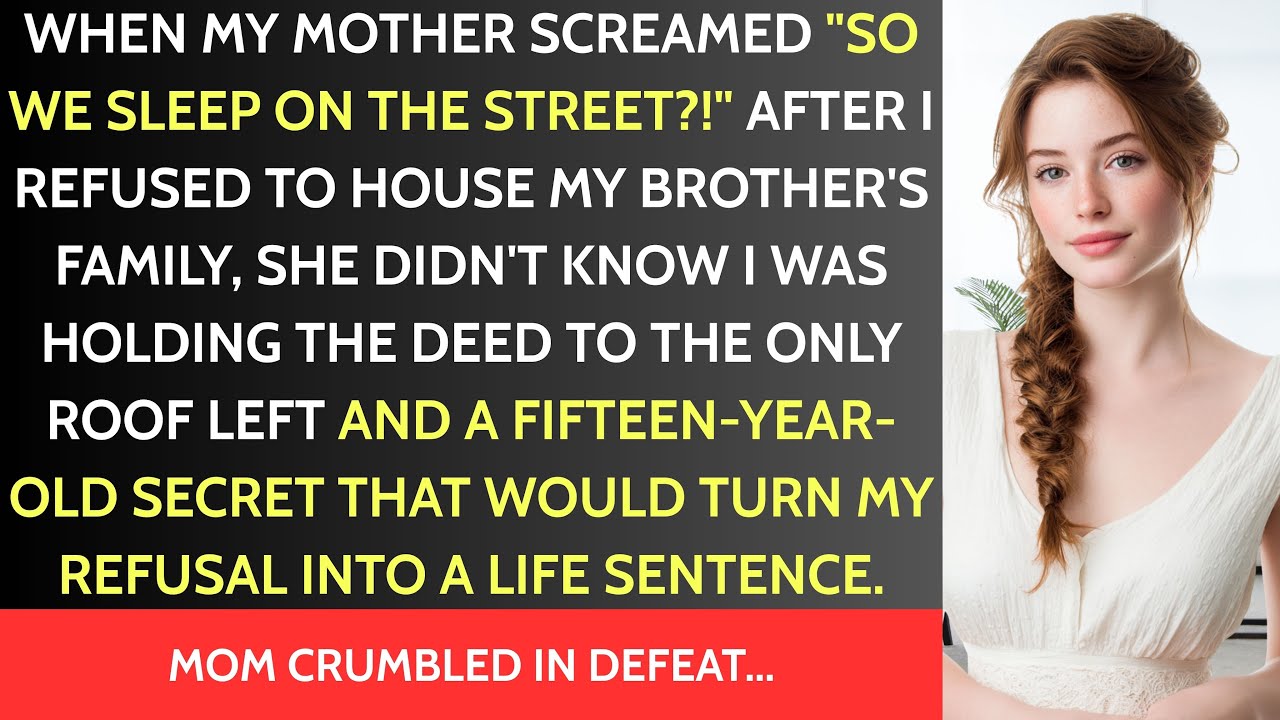 I Said No to Housing My Brother’s Whole Family — Mom Screamed “So We Sleep on the Street?!”