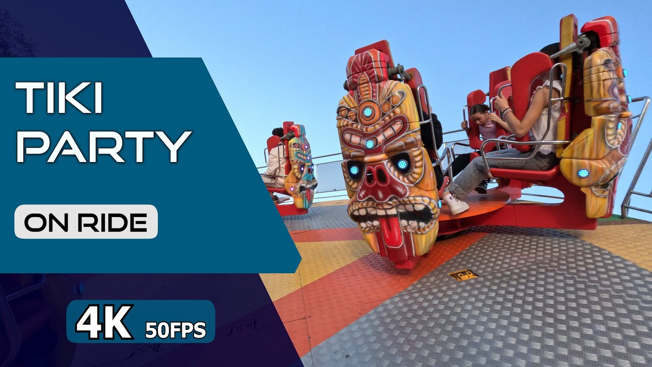 Tiki Party- Foire aux manèges de Dijon 2024 (On ride/4K 50 fps)