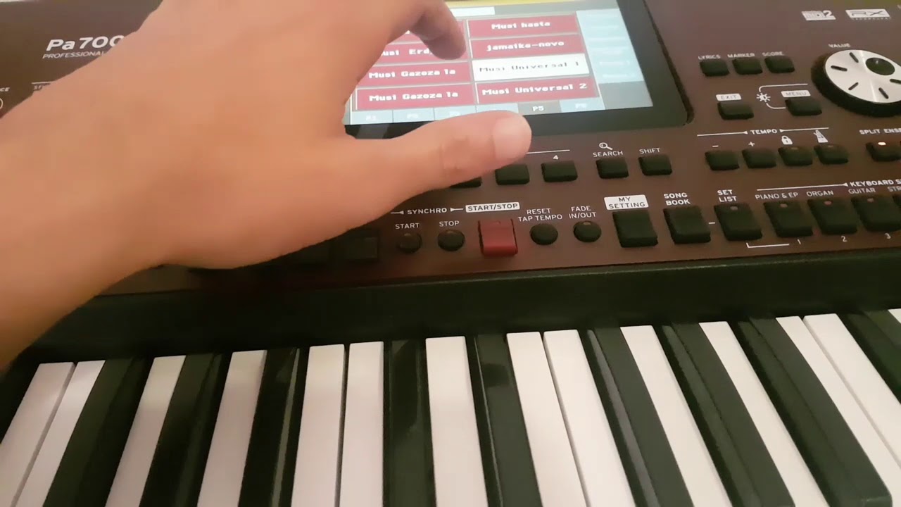 KORG PA700 set musi 2018