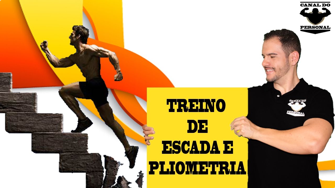 Treino de escada  para emagrecer - Canal do Personal