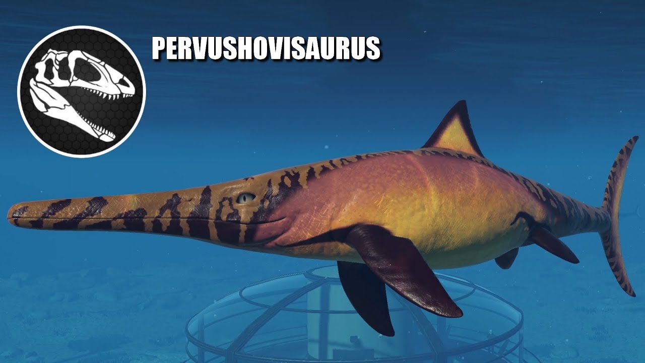 Pervushovisaurus vs Megalodon - JWE 2 Mods (4K 60FPS)