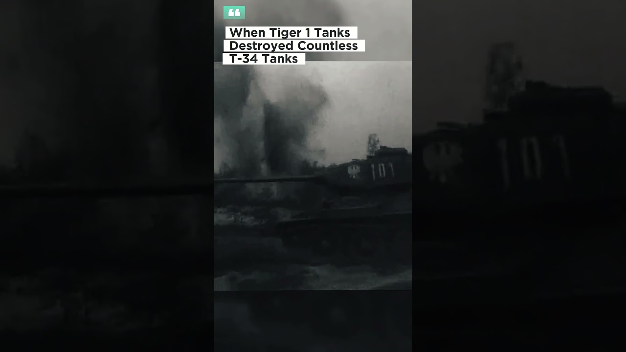 Tiger 1 Tanks Destroyed countless Soviet T-34 Tanks in a  single Battle!