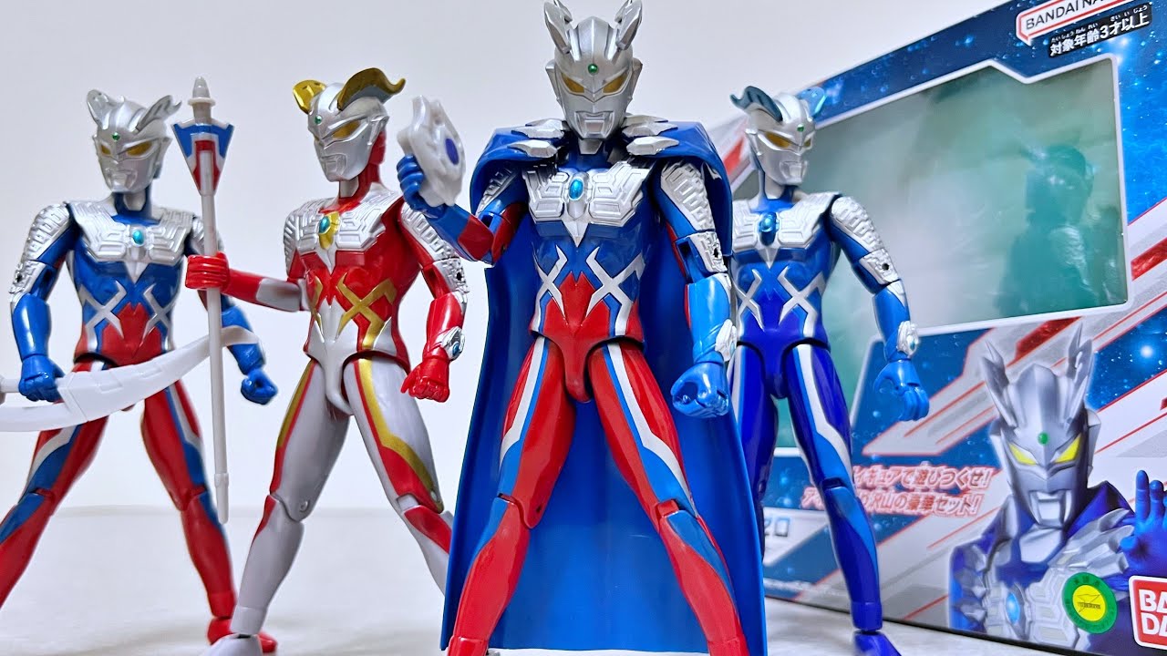 【箱入りの爆誕ゼロ！】ウルトラアクションフィギュア ウルトラマンゼロ ウルトラゼロマントセット　レビュー