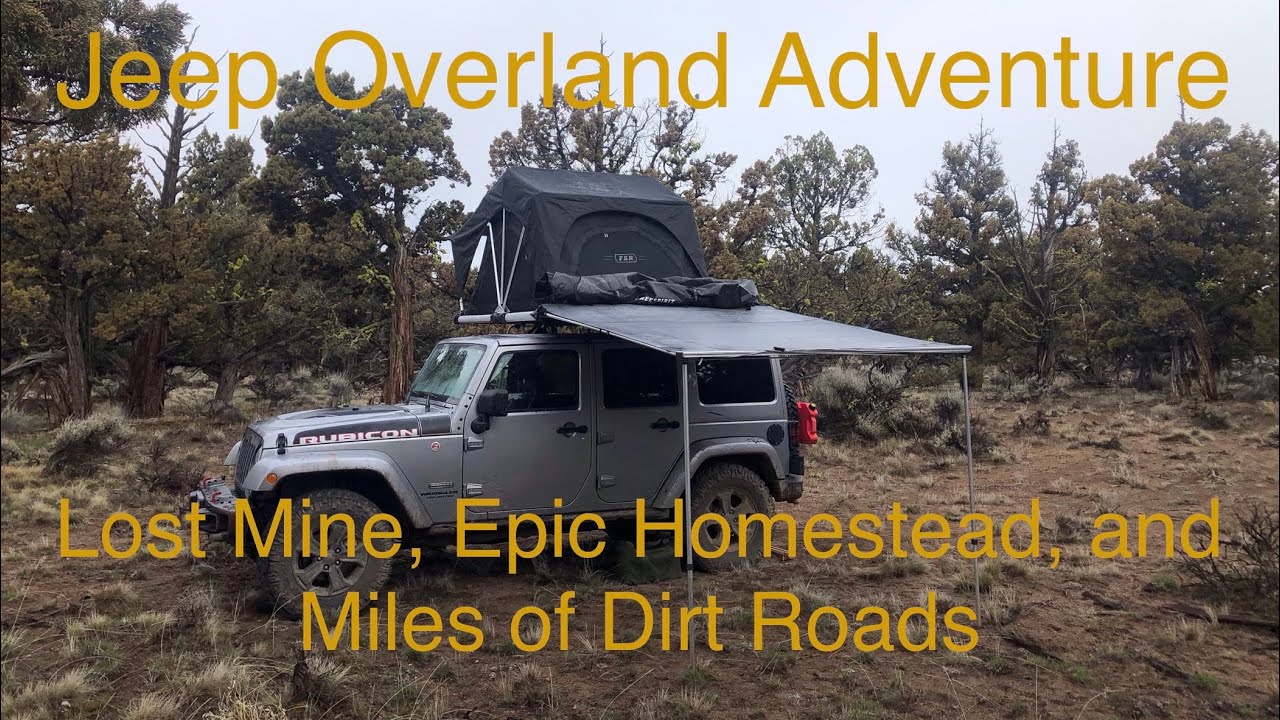 Jeep Overland Car Camping Adventure - Lost Mine, Amazing Homestead, and Low on Fuel