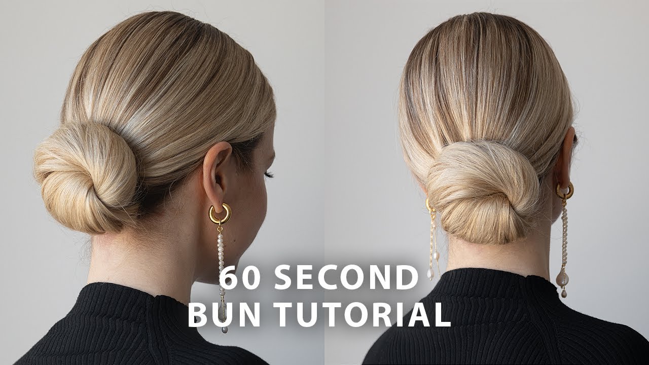 60 Second Updo Tutorial ❤️