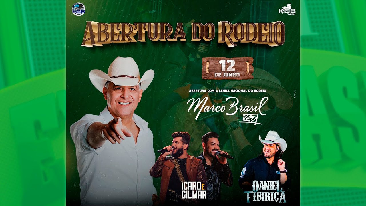 1ª Noite - Abertura do Rodeio da ExpoBrasil 2024 Paraiso-TO 12-06-2024