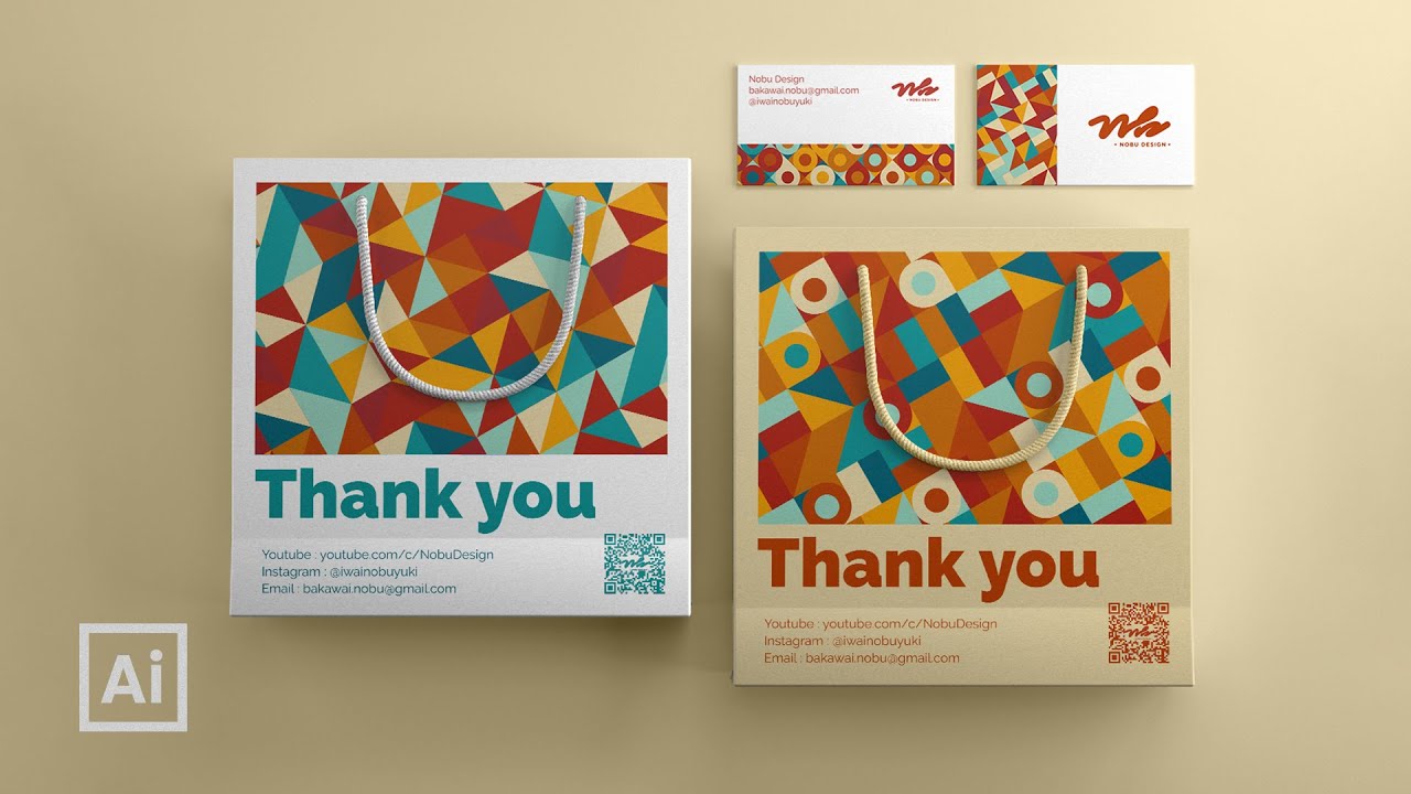 Illustrator Trick | Abstract Geometric Pattern