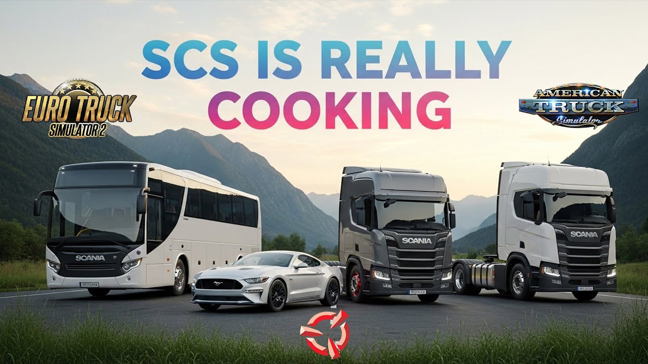 SCS действительно готовит с новым контентом ETS2 и ATS 1.57, 1.58, 1.59