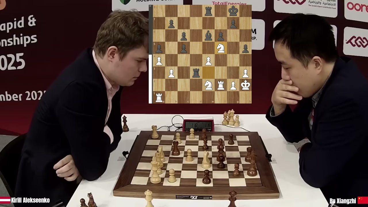 Kirill Alekseenko (2620) vs Bu Xiangzhi (2719) - FIDE World Blitz Championship 2025