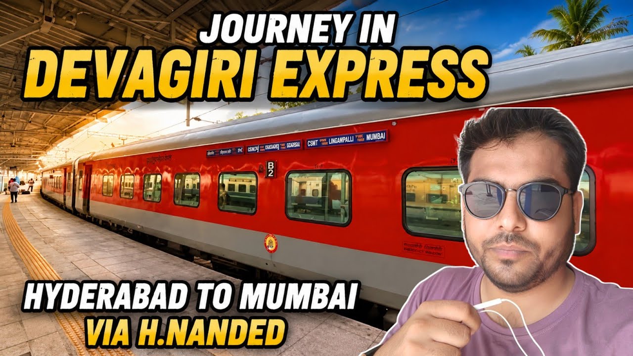 Lingampally To Mumbai : Full Journey : 17058 CSMT - LPI Devagiri Express : Indian Railways