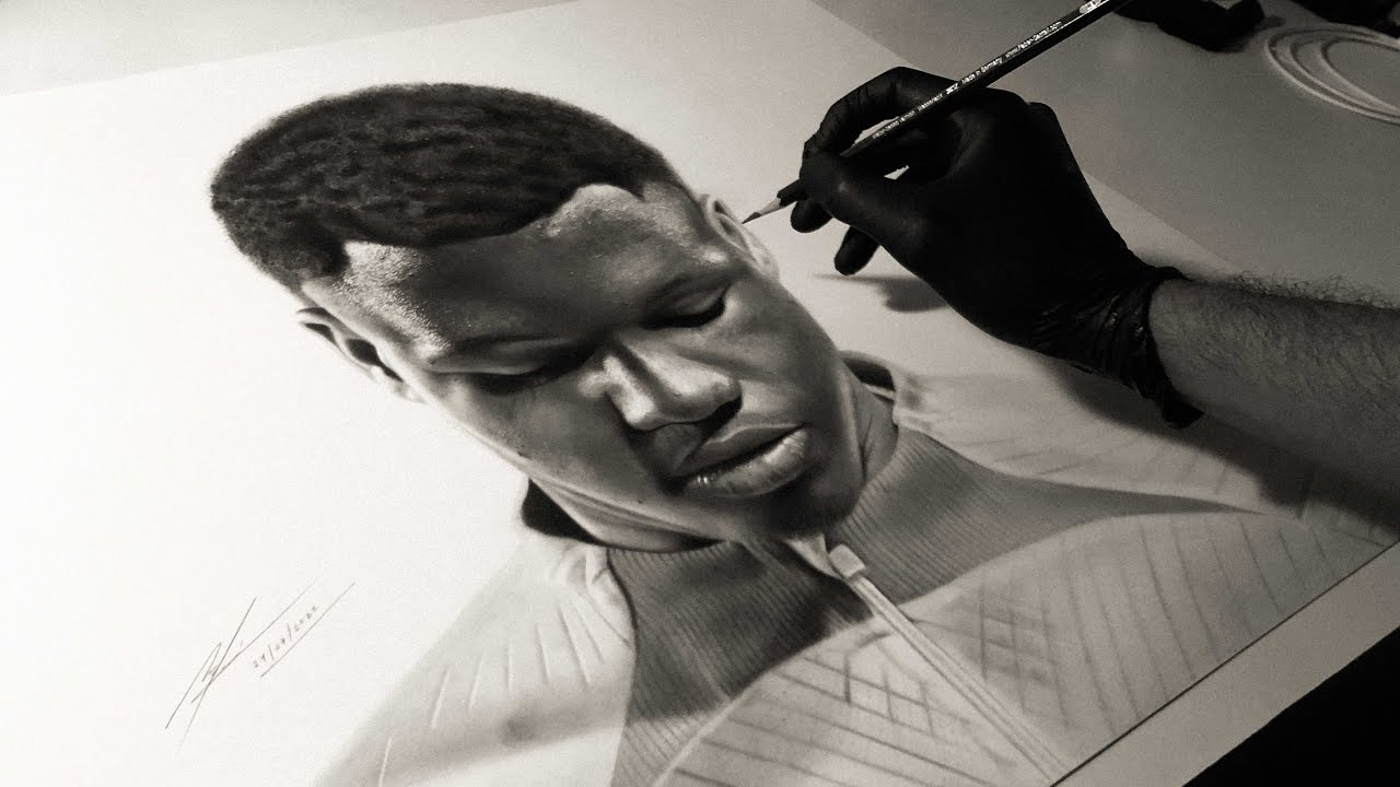 Dibujando a Ansu Fati | Drawing Ansu Fati