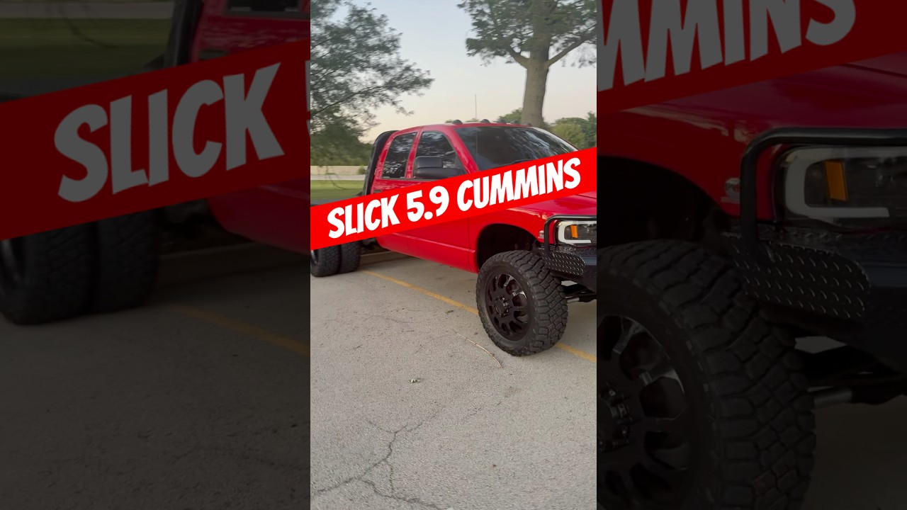 Slick 5.9 Cummins Dually with a Flatbed