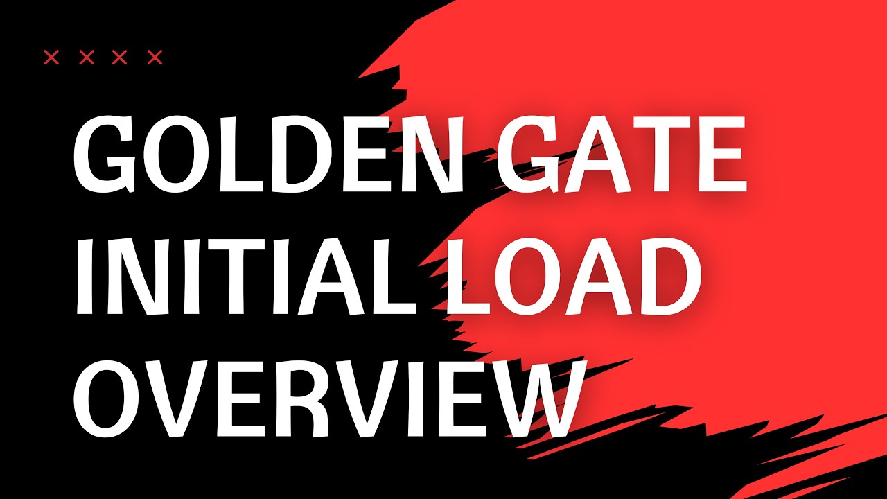 Oracle Golden Gate Initial Load Overview.