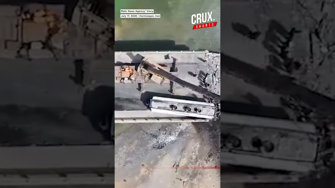 Watch: Iranian Bridges Blown Apart in 'US Strikes'