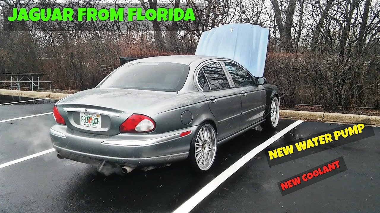 РЕМОНТ JAGUAR X-TYPE - ЗАМЕНА ВОДЯНОГО НАСОСА + НОВАЯ ОХЛАЖДАЮЩАЯ ЖИДКОСТЬ!