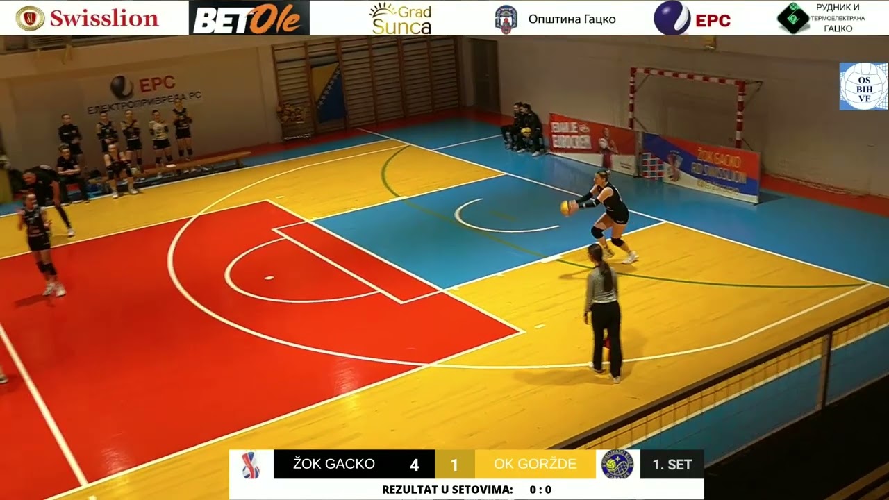 Premijer liga OSBiH za (жене): (ŽOK GACKO RD SWISSLION) - (OK GORAŽDE) - (polufinale Kupa BiH)