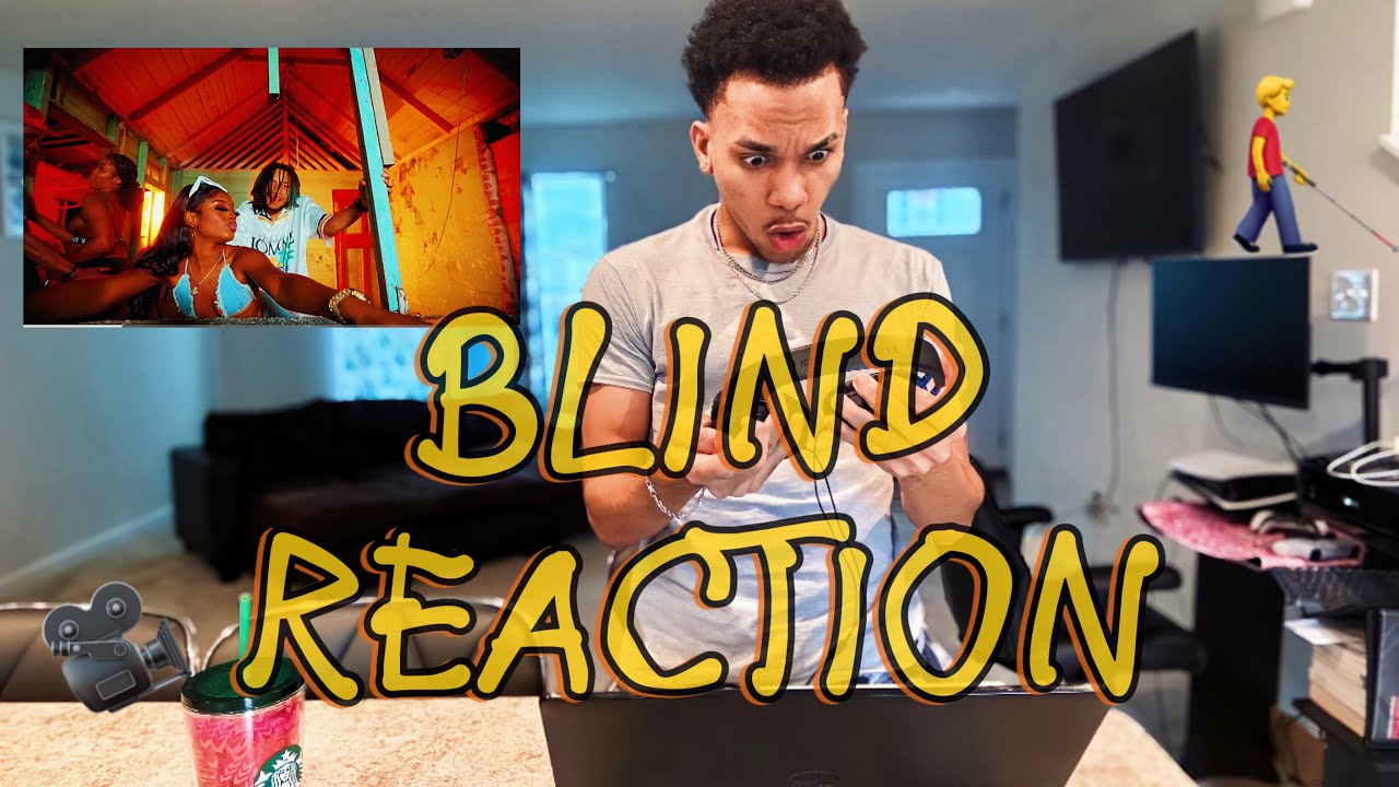 👨‍🦯‍➡️BLIND REACTION TO SOUN BWOII - PUMP UP 🔥🎥