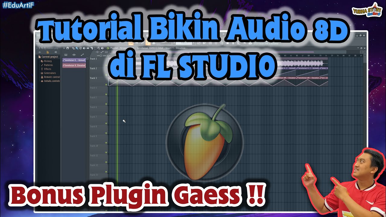 Tutorial Bikin Audio 8D di FL Studio | Bonus Plugin Gaess !!