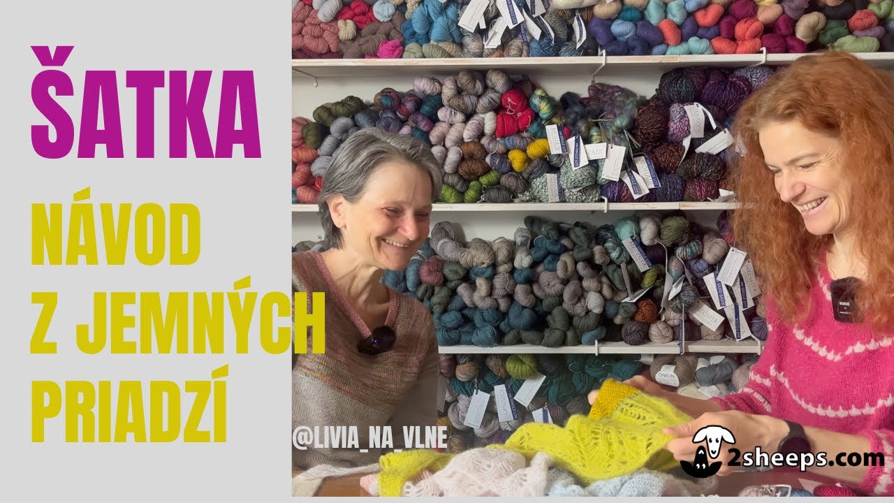 Upleť si šatku z Caprina a Cumulusu -  nový návod od @Livia_Na_Vlne