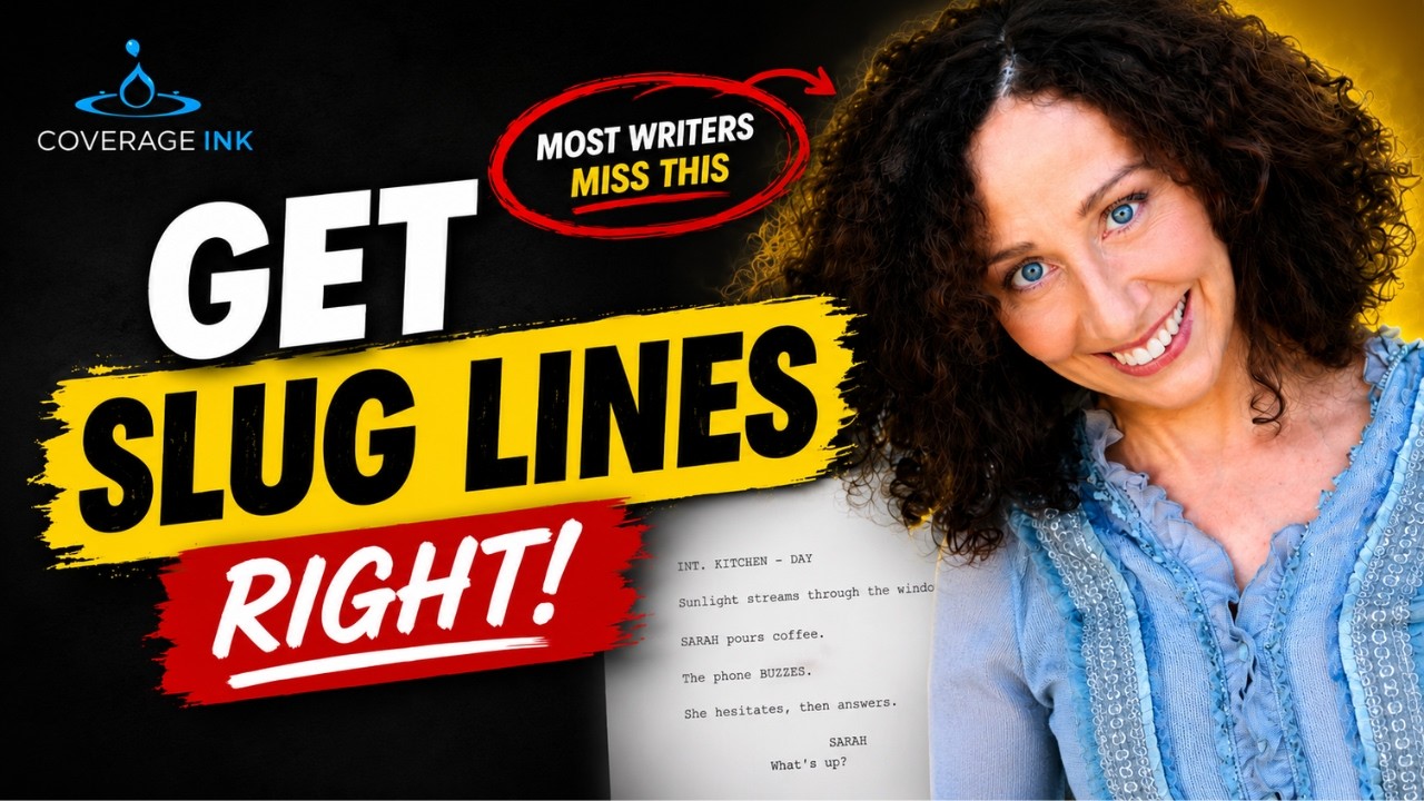#Screenwriting Tips: How to Use Slug Lines in Your #Script - #writing #screenplay #screenwriter