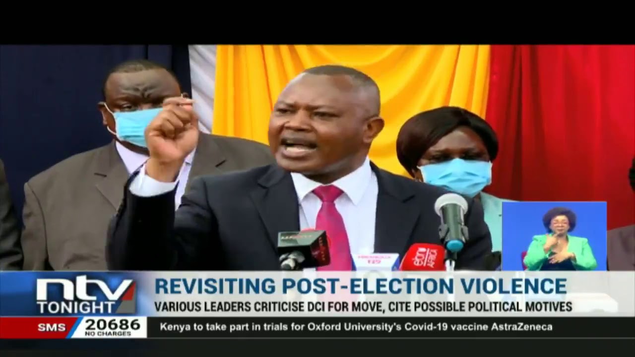 DCI reopens the 2007 post-election violence case
