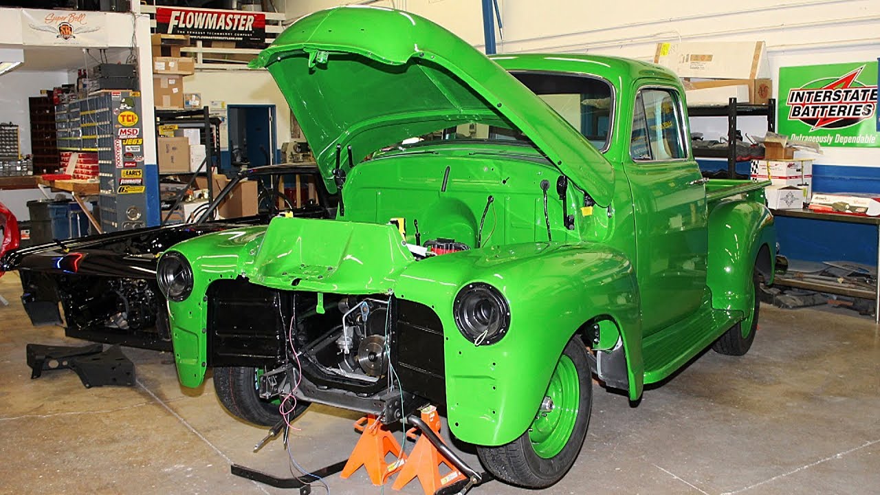 1955 Chevrolet 3100 Crate 350 Pickup Truck Build Project