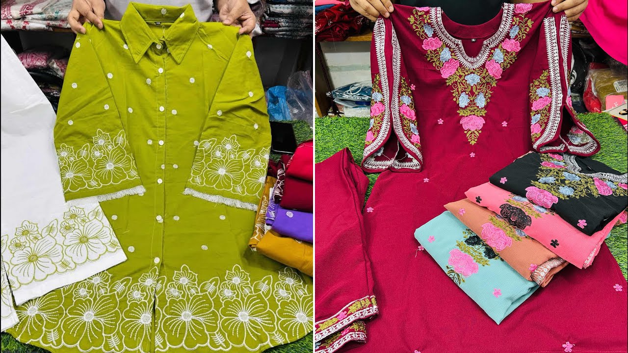 কাবলি স্টাইলের ভাইরাল কটন টুপিস কিনুন সরাসরি পাইকারি দোকান থেকে নামমাএ দামে || New style two piece