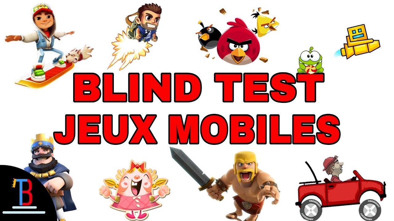 BLIND TEST JEUX MOBILES DE 40 EXTRAITS