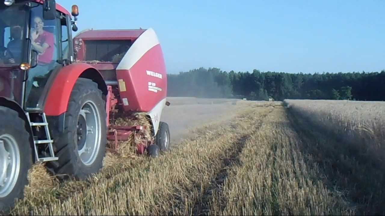 Prasowanie słomy 2013 // Zetor Forterra 105 & Welger Lely RP 520