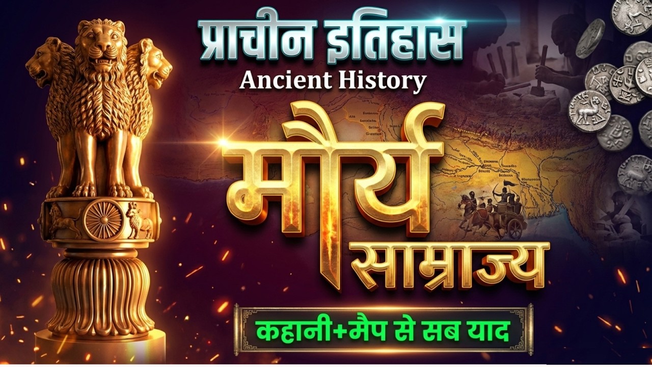 मौर्य साम्राज्य का उदय कैसे हुआ? | Maurya Empire Complete | Ancient History One Shot | SSC CGL 2026